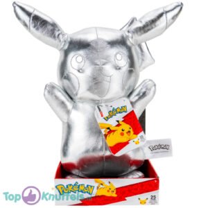 Pikachu Pokémon Zilver Plush Toy 32 cm