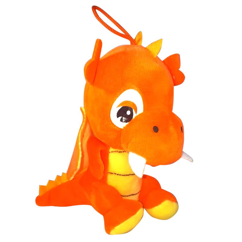 Pluche Draak Plush Oranje 18cm