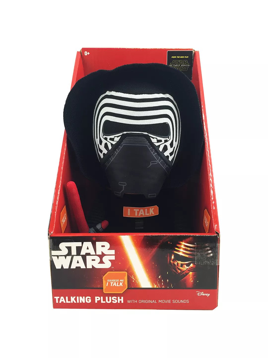 Star Wars (The Force Awakens) Plush Toy Kylo Ren (20cm) + Geluid uit de film!