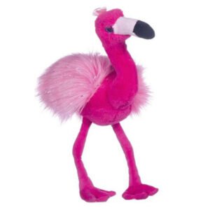 Pluche Flamingo Camilla DonkerPink Plush 28CM