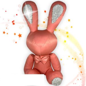 Rabbit (LichtPink) Whiteh Diamant Steentjes Plush Toy 38 cm