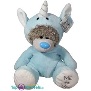 Me to You Plush Toy Bear in Onesie Unicorn Blue 28 cm