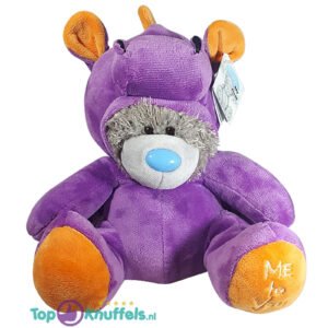 Me to You Plush Toy Bear in Onesie Dinosaur Purple 28 cm