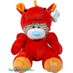 Me to You Plush Toy Bear in Onesie Dinosaur Red 28 cm