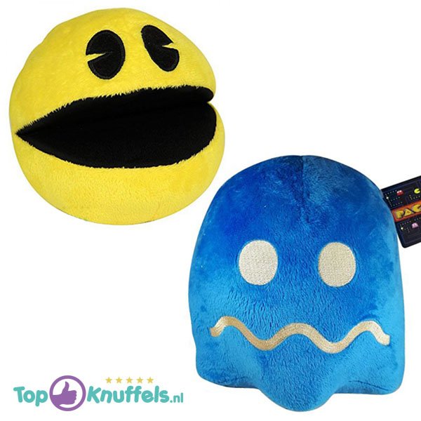 Pac-Man + Spook DonkerBlue Plush Toy 25 cm