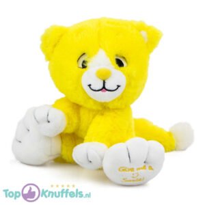 Yellow Plush Toy Cat (Give Me A Smile) 20 cm