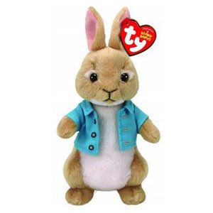 Peter Rabbit Pluche Whiteh Glitter ogen Cottontail 15 cm
