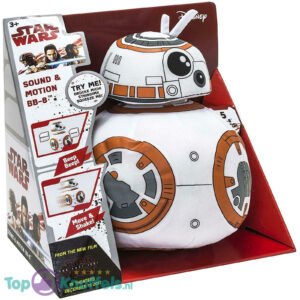 Star Wars BB-8 Plush Toy Whiteh Geluid en Beweging 24 cm