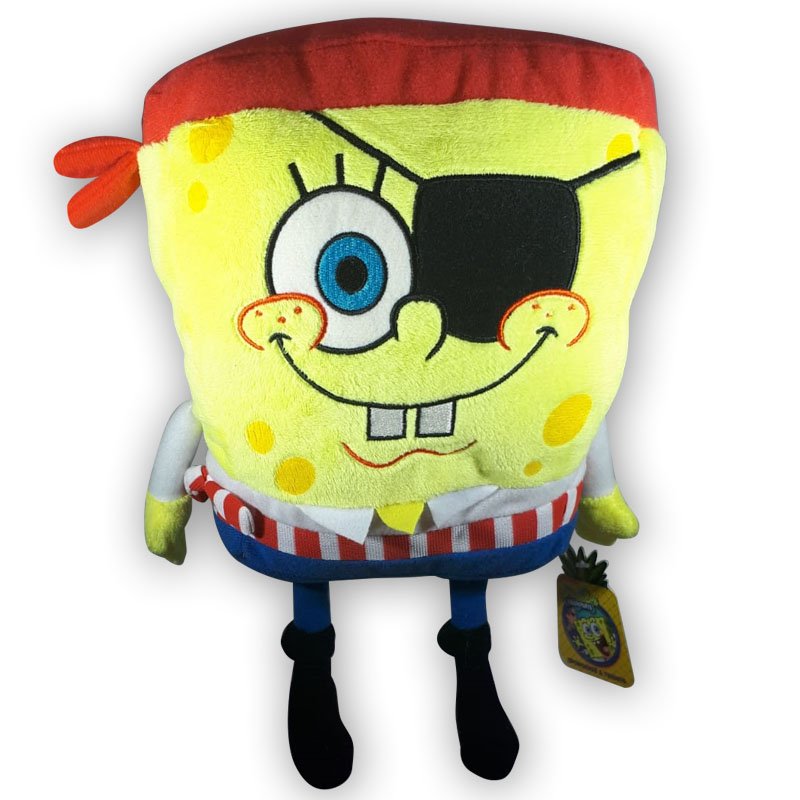 Pluche Spongebob Squarepants Piraat Plush 30cm