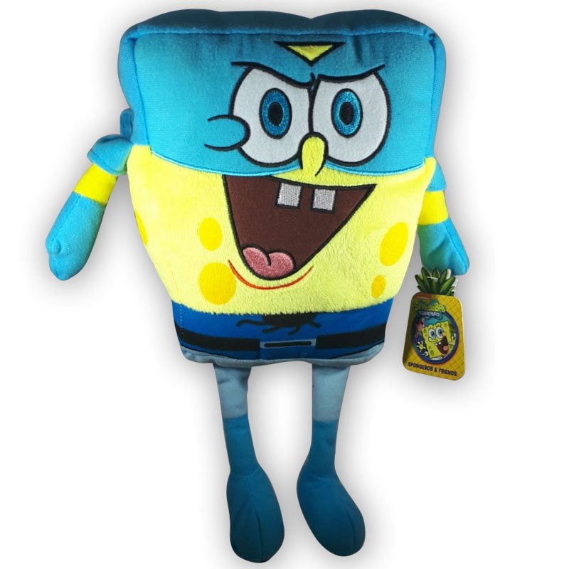 Pluche Spongebob Squarepants Superheld Whiteh cape Plush 30cm