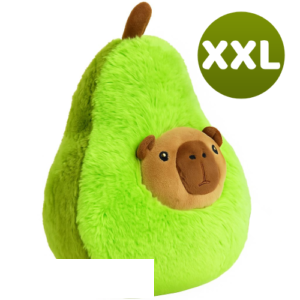 Capibara Avocado Kawaii Plush Toy XXL 80 cm – Capybara