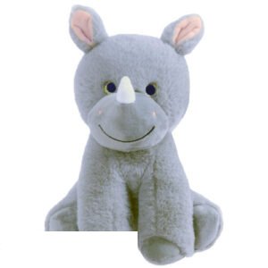 Neushoorn (Grijs) Animalstuin Plush Toy 28 cm