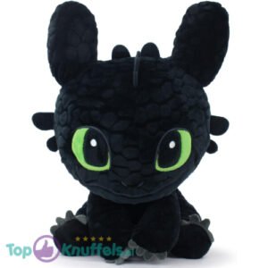 Toothless Black – Hoe tem je een Draak / How to train your Dragon Plush Toy 20 cm