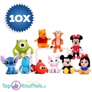 Disney Karakters Mini Plush Toy Set 18 cm (10 verschillende Plush Toys)