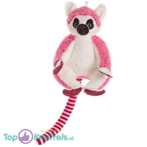 Ringstaartmaki Pink Animalstuin Plush Toy 30 cm