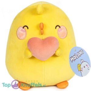 Piu Piu Whiteh Pink Heart – Molang Plush Toy 25 cm