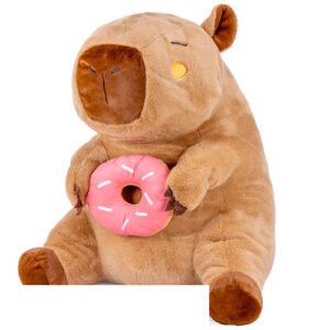 Capybara Whiteh Donut Plush Toy 24 cm – Capibara