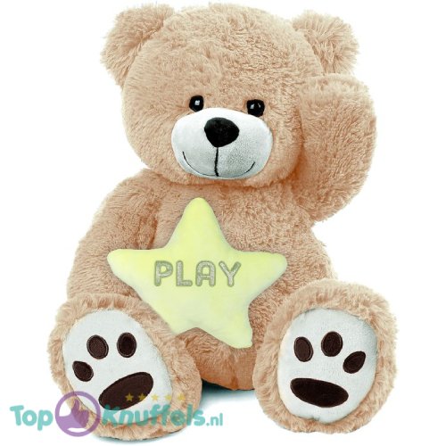 Teddy Bear Barry + Gele Ster Plush Toy Bear XXL 100 cm