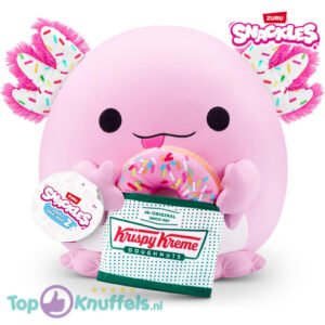 Snackles Plush XL – Axolotl Abbie Whiteh Krispy Kreme Donut 55 cm