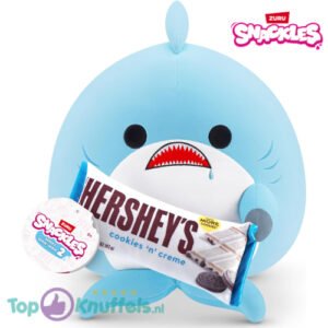 Snackles Plush – Haai Seth Whiteh Hershey’s Chocolade 25 cm
