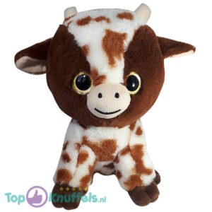 Cow Brown/White Boerderij Plush Toy 27 cm