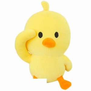 De Smalle Gele Eend Whiteh Rugtas Plush Toy 28 cm (Bekend van TikTok)