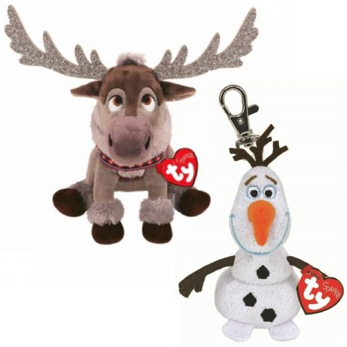 Sven + Olaf Disney FPinkn Mini Plush Toy Set 13 cm