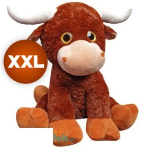 Stier Whiteh Glitterogen Plush Toy XXL 100 cm
