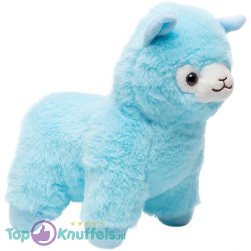 Alpaca Plush Toy Blue 25 cm